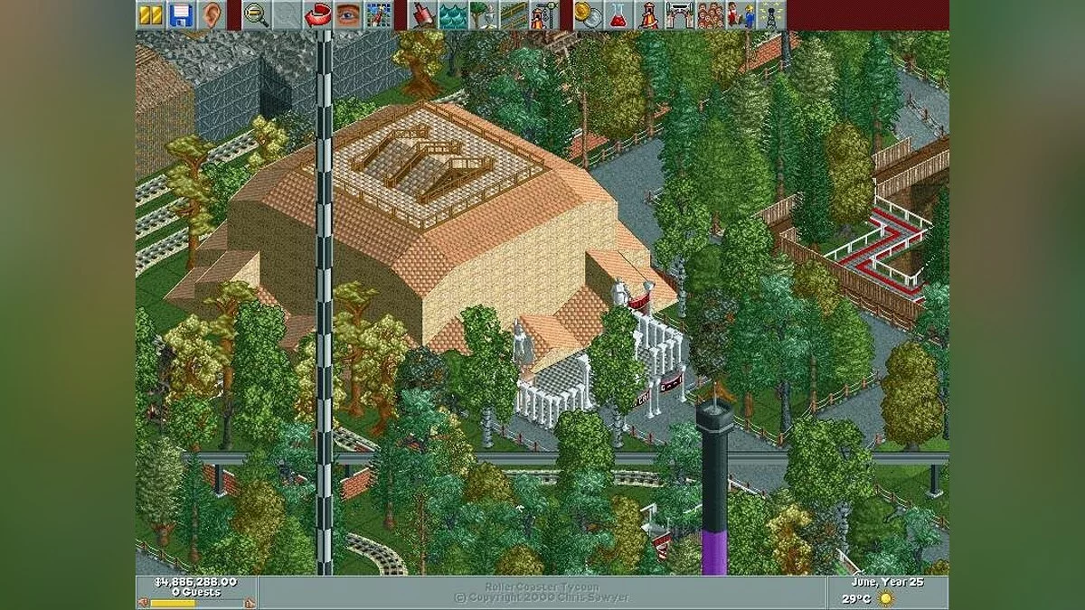 Скриншоты из RollerCoaster Tycoon / Картинка 38
