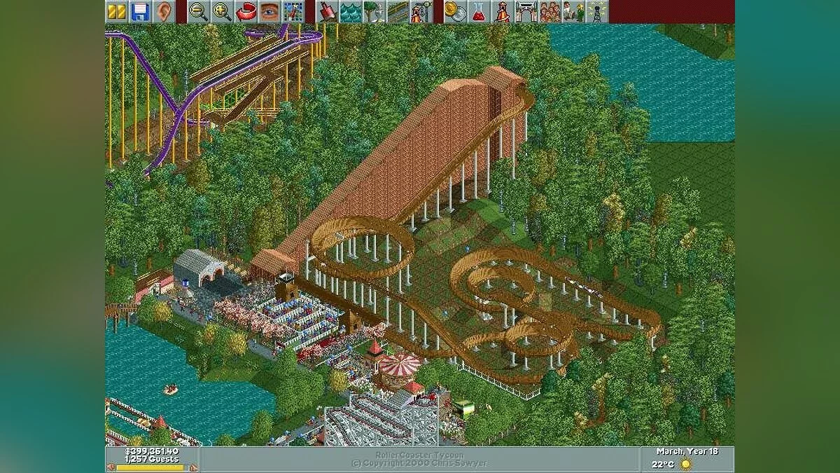 Скриншоты из RollerCoaster Tycoon / Картинка 39
