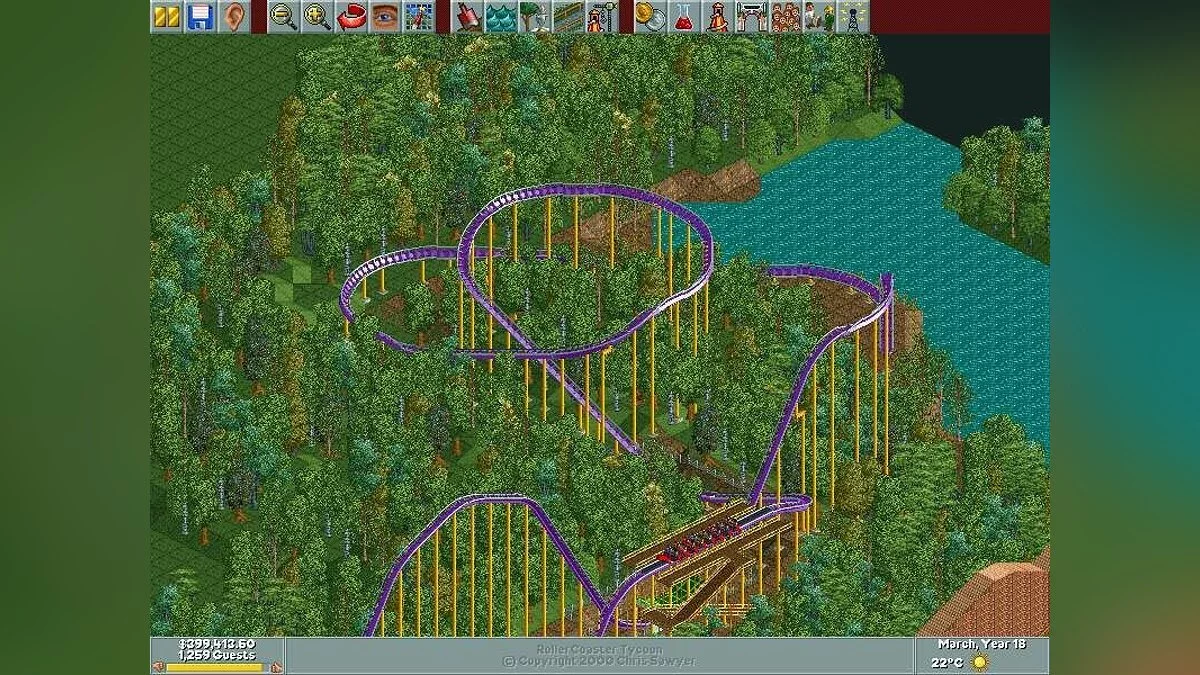 Скриншоты из RollerCoaster Tycoon / Картинка 40