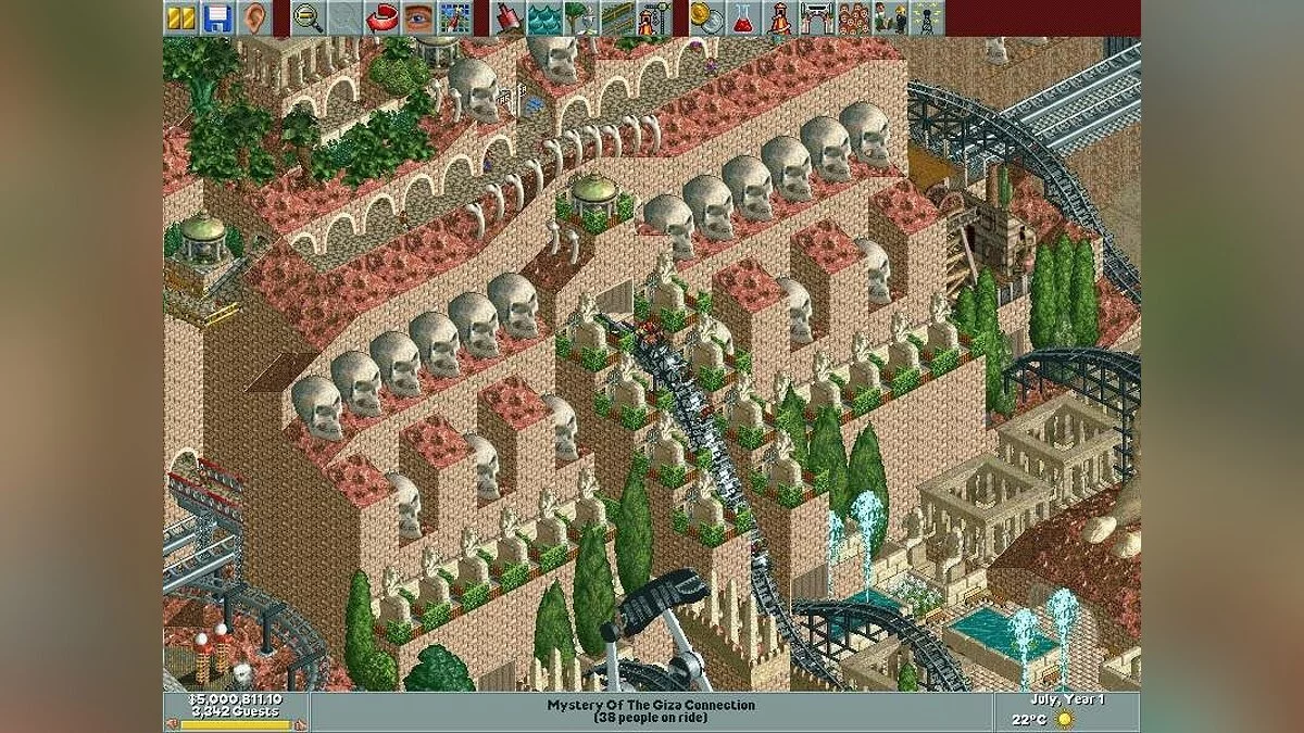 Скриншоты из RollerCoaster Tycoon / Картинка 41
