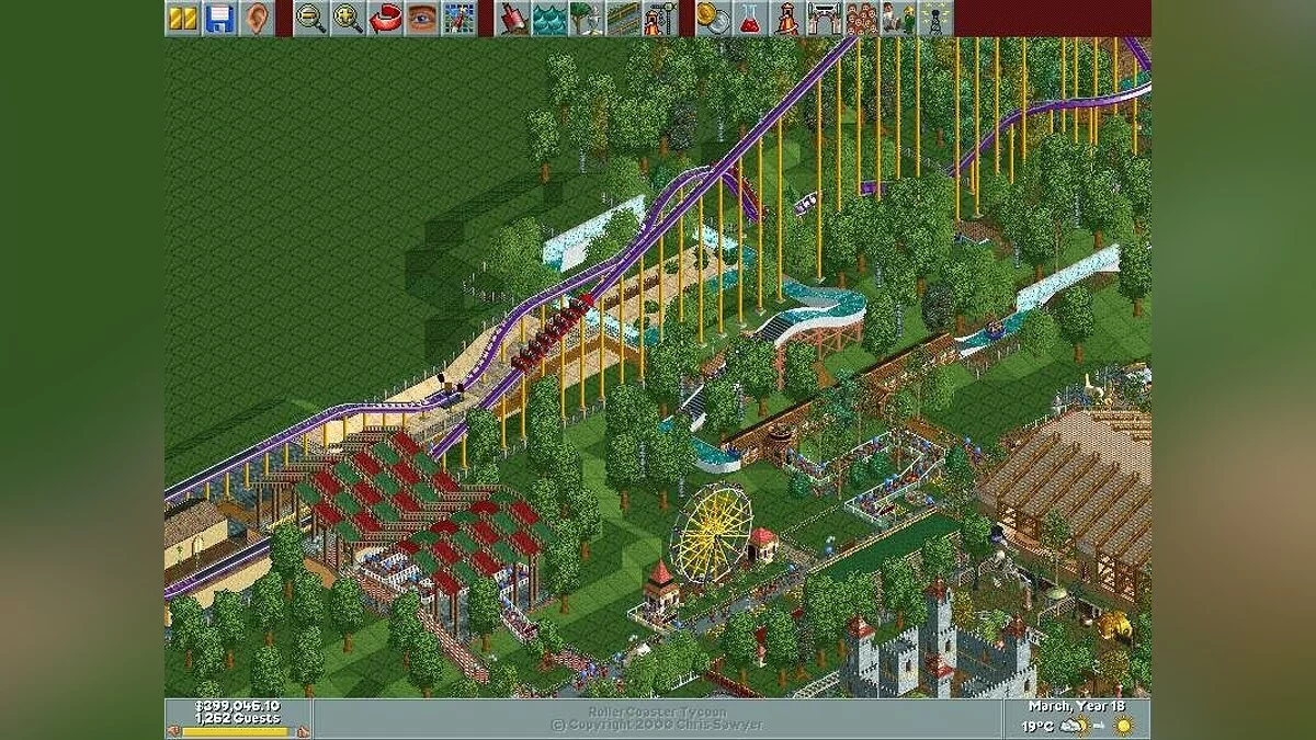Скриншоты из RollerCoaster Tycoon / Картинка 44