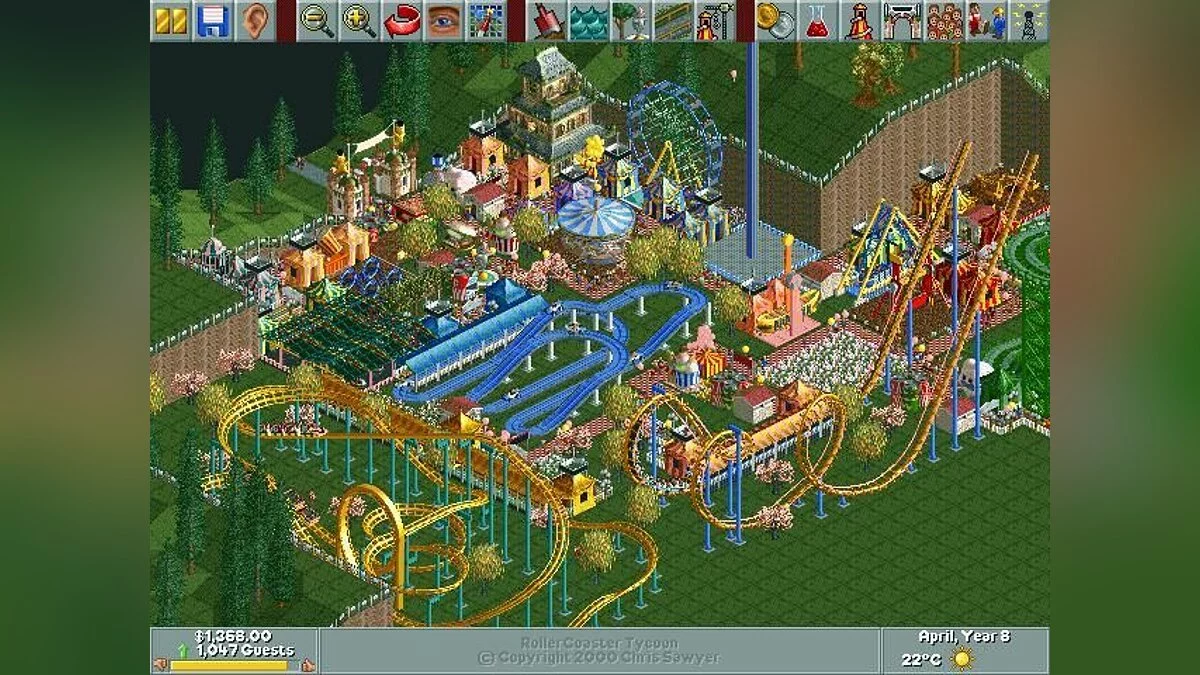 Скриншоты из RollerCoaster Tycoon / Картинка 47