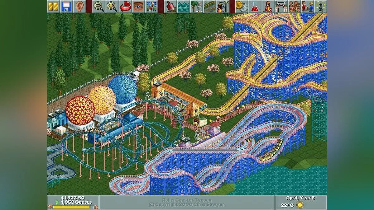 Скриншоты из RollerCoaster Tycoon / Картинка 48