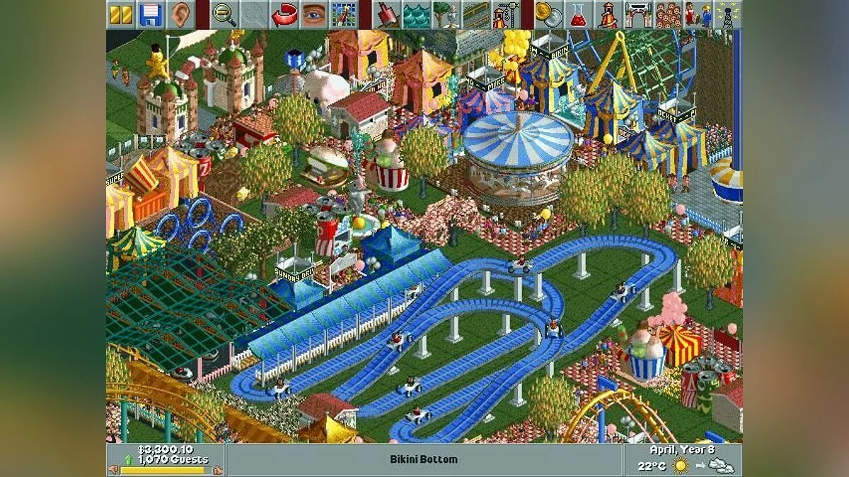 Скриншоты из RollerCoaster Tycoon / Картинка 49