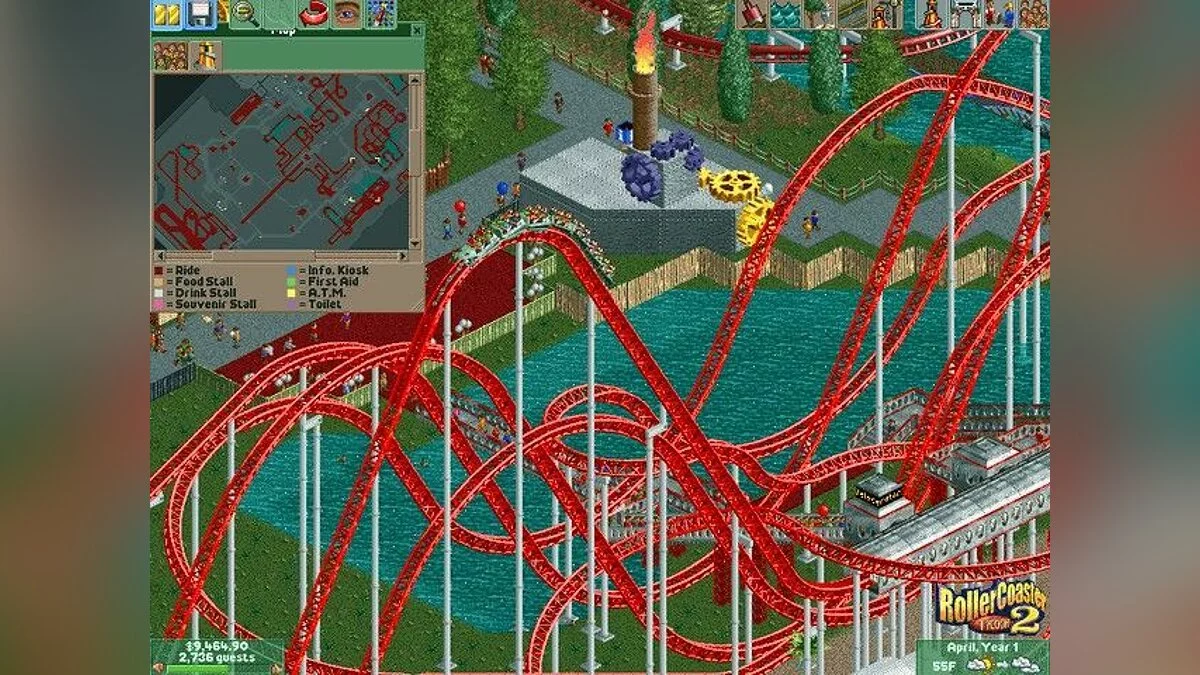 Скриншоты из RollerCoaster Tycoon 2 / Картинка 4