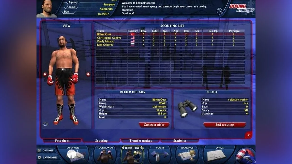 Скриншоты из Boxing Manager / Картинка 9