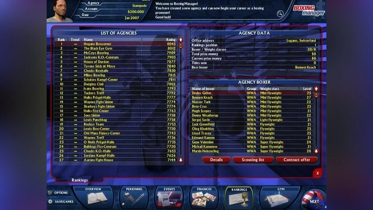 Скриншоты из Boxing Manager / Картинка 16