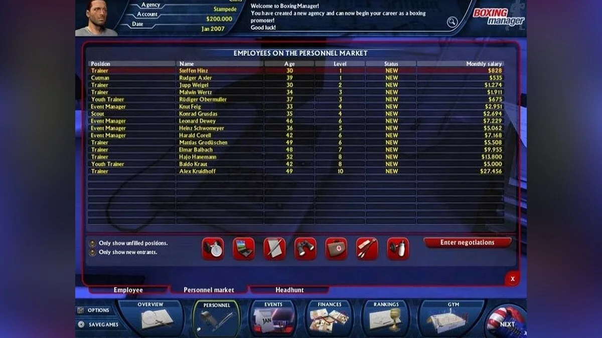 Скриншоты из Boxing Manager / Картинка 22