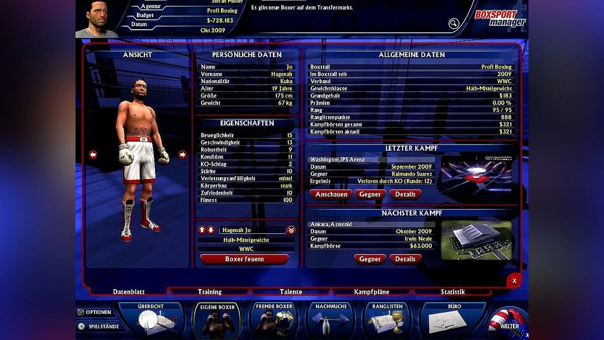 Скриншоты из Boxing Manager / Картинка 27