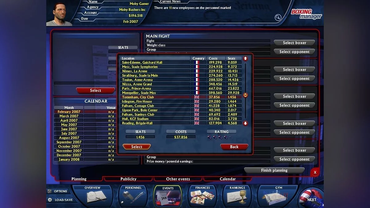 Скриншоты из Boxing Manager / Картинка 38