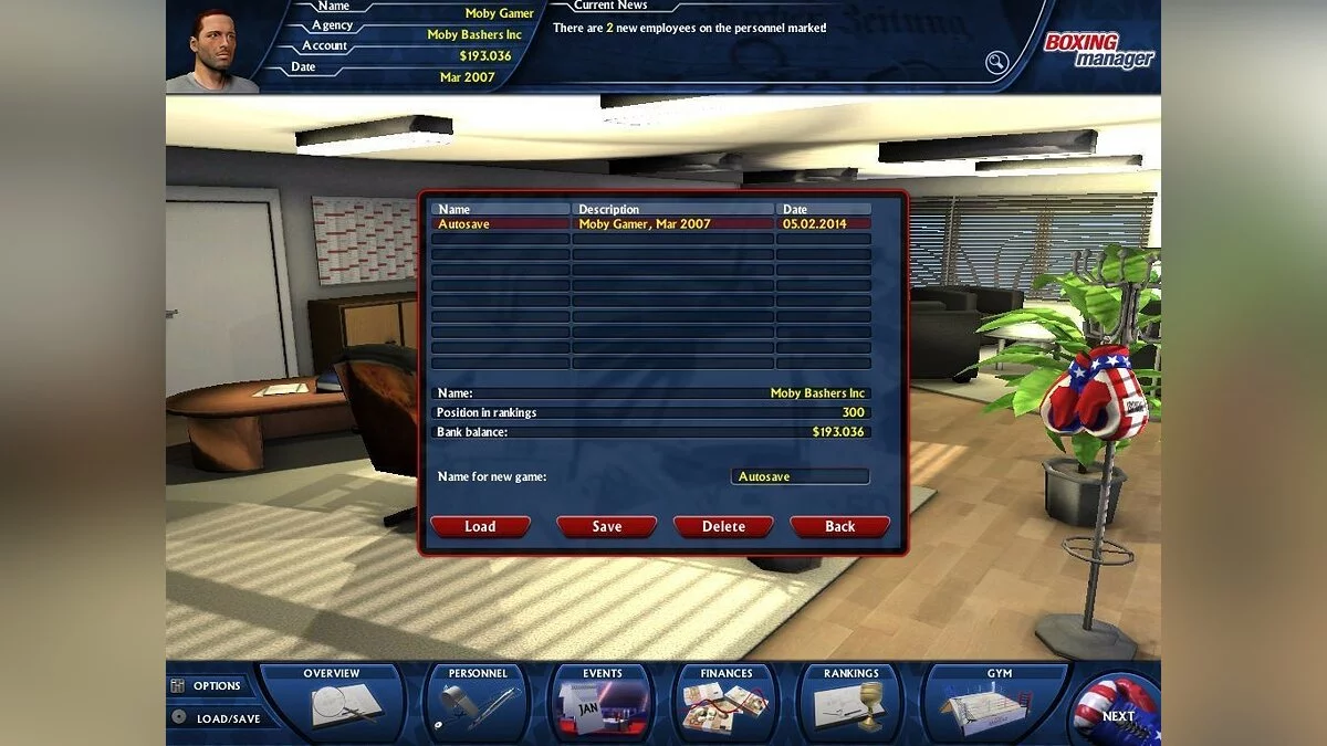 Скриншоты из Boxing Manager / Картинка 39