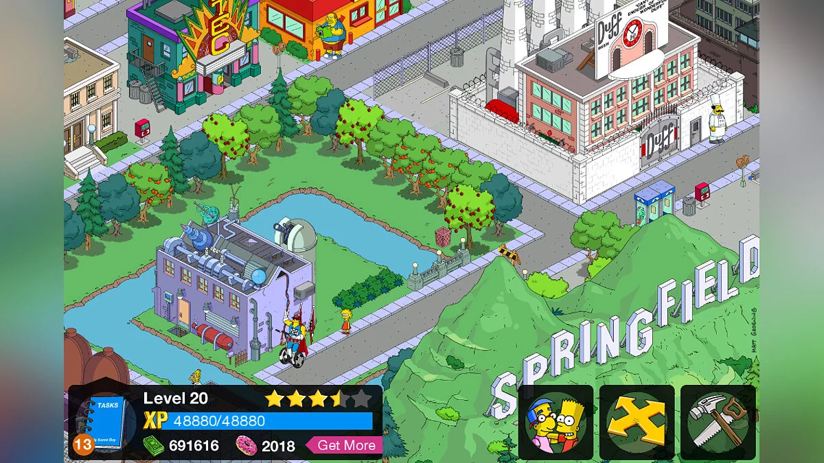 Скриншоты из Simpsons: Tapped out / Картинка 2