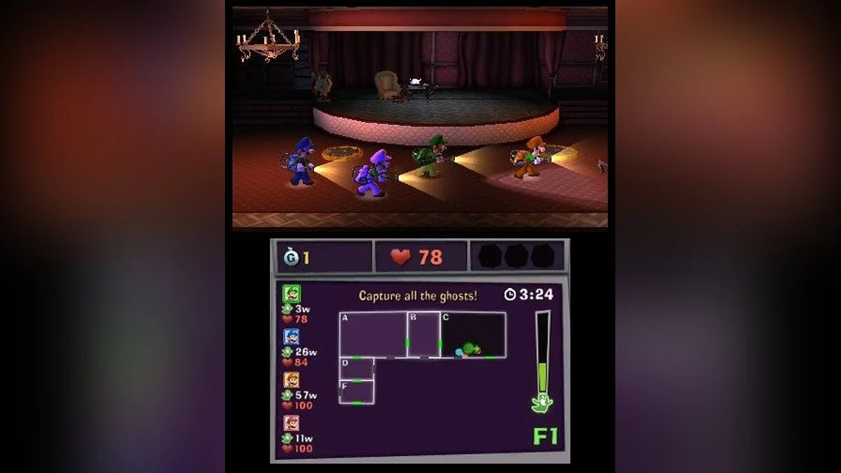 Скриншоты из Luigi's Mansion: Dark Moon / Картинка 22