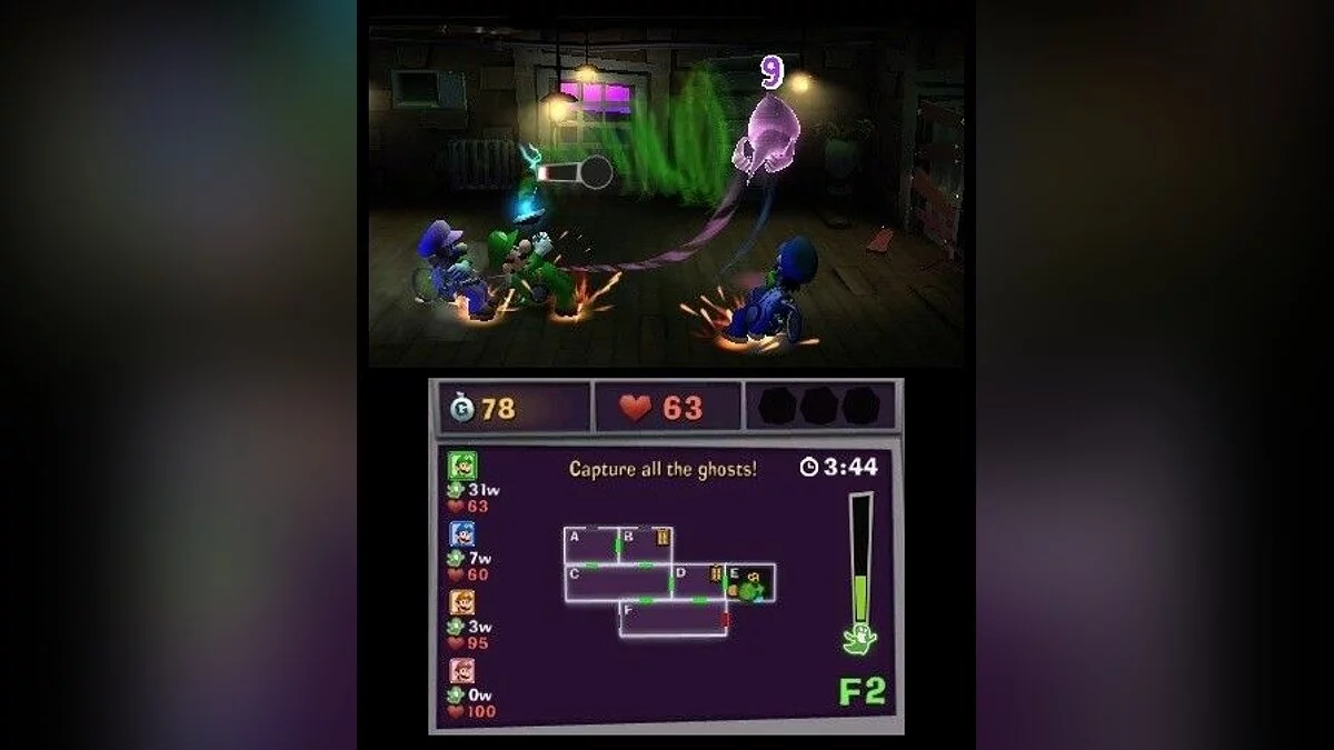 Скриншоты из Luigi's Mansion: Dark Moon / Картинка 23
