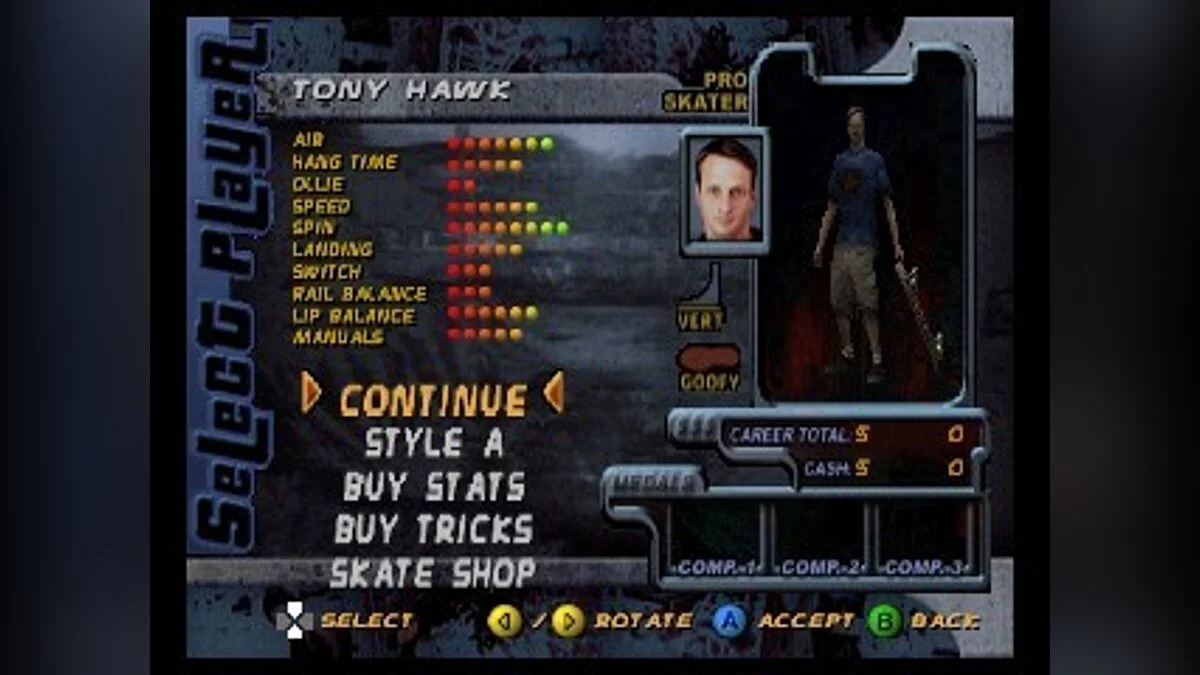 Скриншоты из Tony Hawk's Pro Skater 2 (2000) / Картинка 33