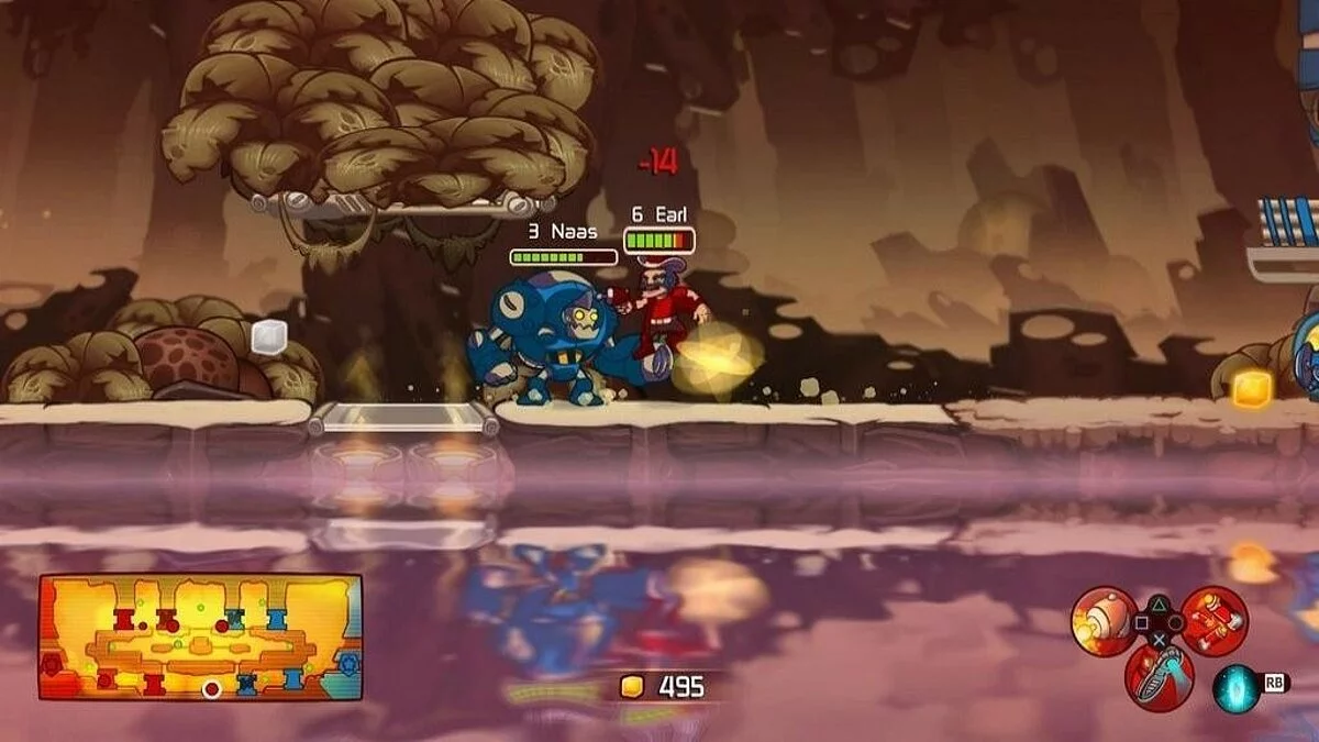 Скриншоты из Awesomenauts / Картинка 62