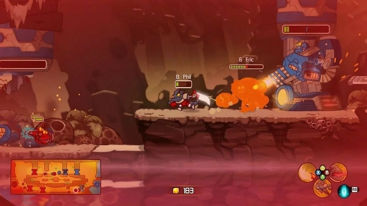 Скриншоты из Awesomenauts / Картинка 88