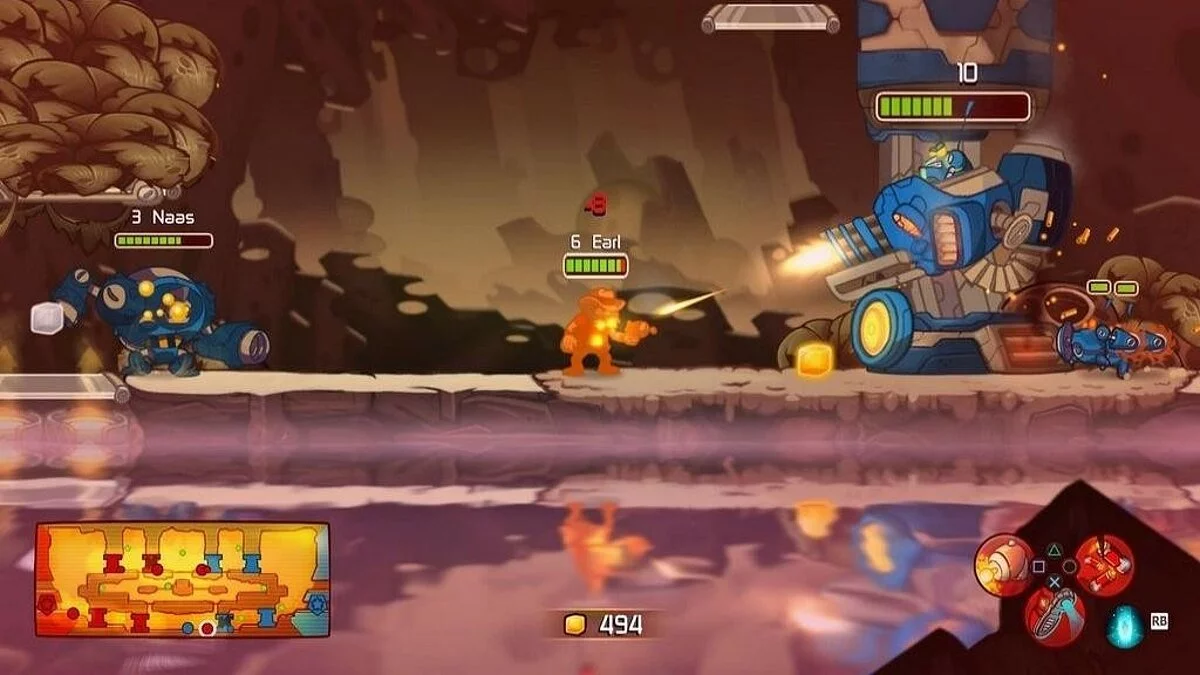 Скриншоты из Awesomenauts / Картинка 96