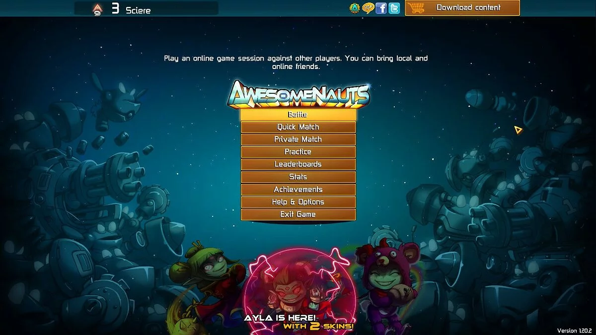 Скриншоты из Awesomenauts / Картинка 110