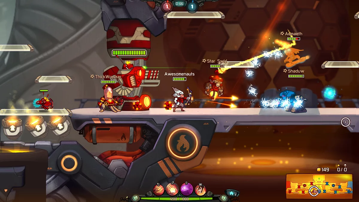 Скриншоты из Awesomenauts / Картинка 121
