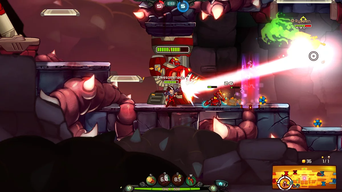 Скриншоты из Awesomenauts / Картинка 124