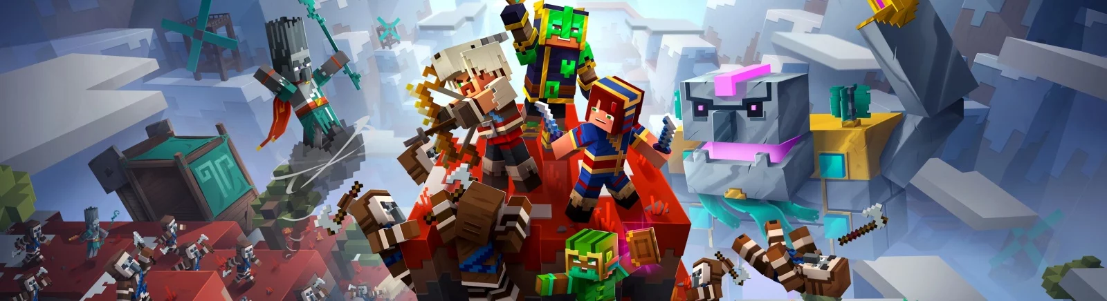 Minecraft Dungeons: Howling Peaks (Minecraft Dungeons: Воющие вершины) - что это за игра, трейлер, системные требования, отзывы и оценки, цены и скидки, гайды и прохождение, похожие игры 