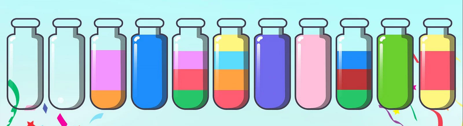 Sort Water Puzzle - Color Liquid Sorting Game (Сортировка акварели - Цветовая сортировка игры) - что это за игра, трейлер, системные требования, отзывы и оценки, цены и скидки, гайды и прохождение, похожие игры 