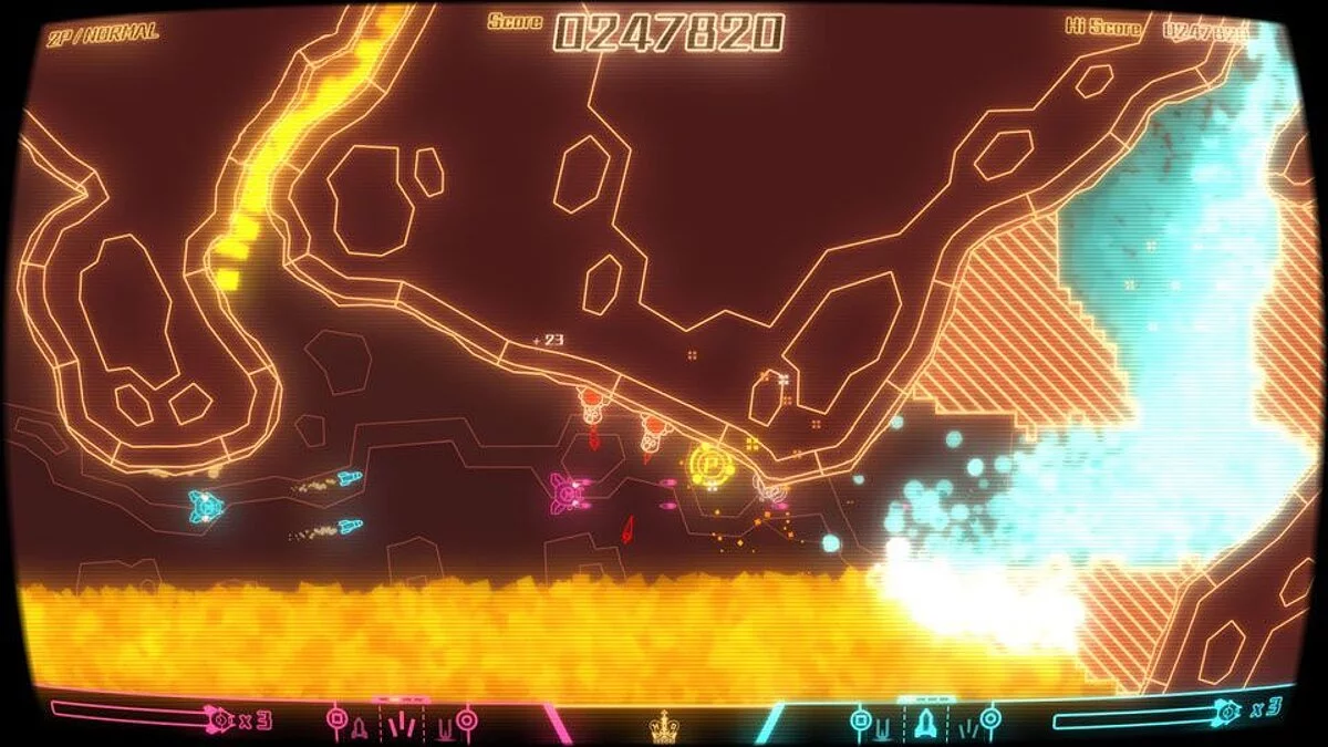 E3 2011: скриншоты PixelJunk SideScroller