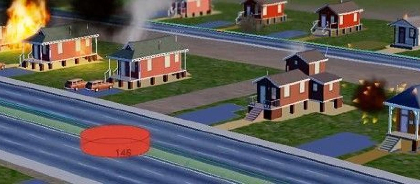 О распространении огня в SimCity