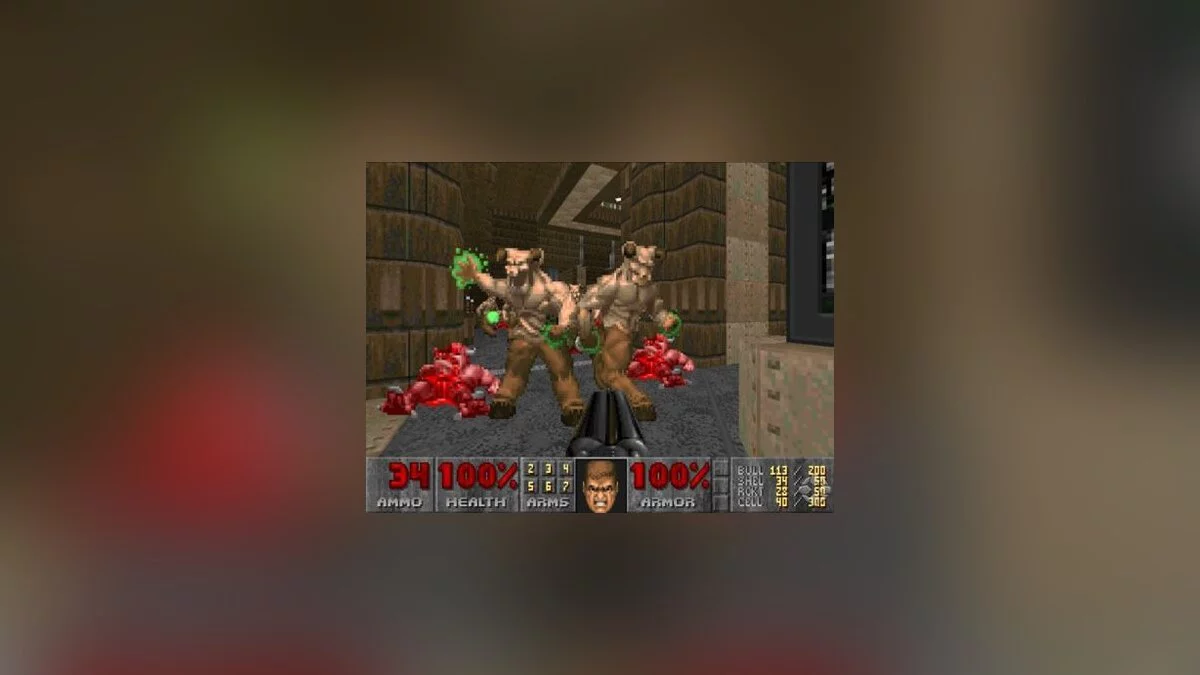 Такой вот он, старый добрый Doom