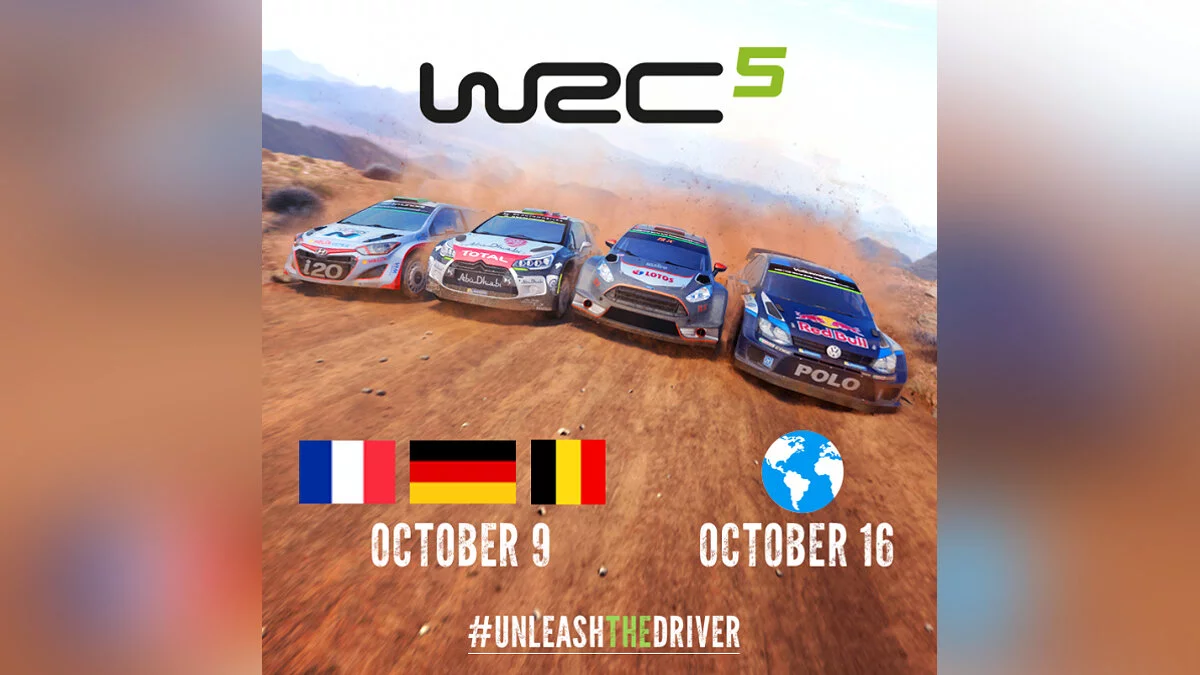 Стала известна дата выхода WRC 5