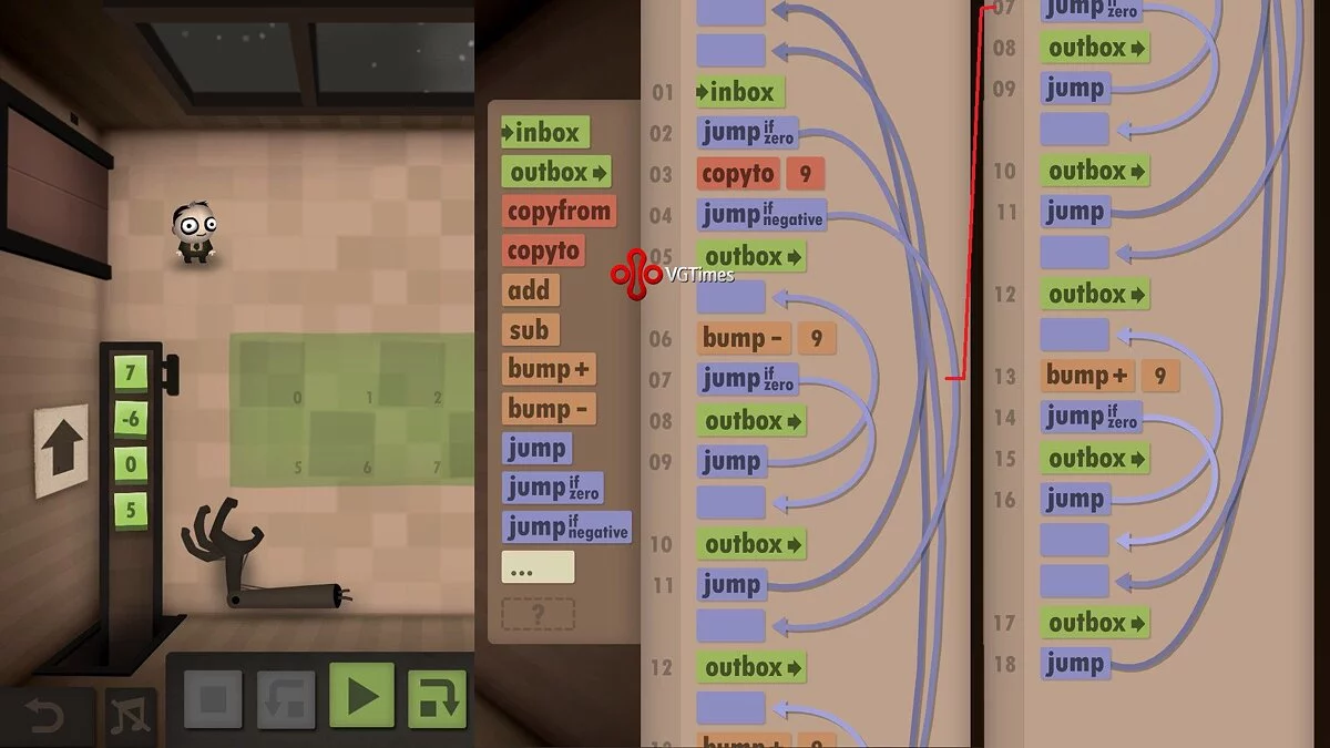 Прохождение Human Resource Machine — с уровня 14 по 28