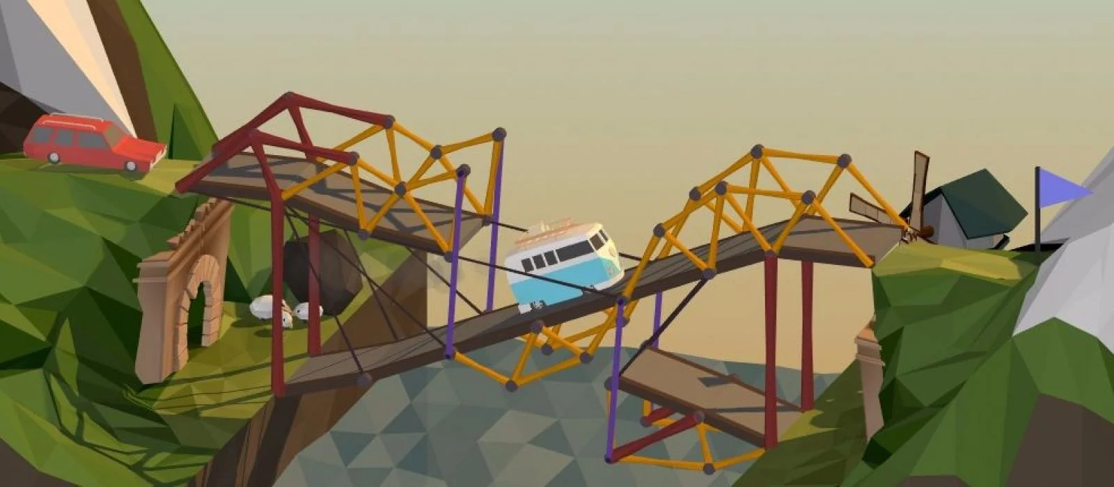 Обзор Poly Bridge — мостостроение для всех