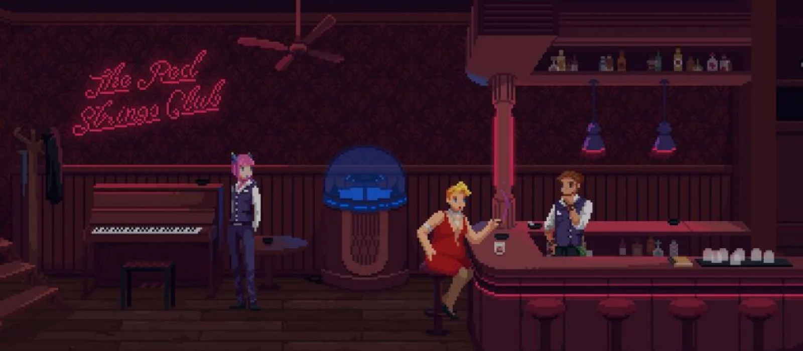 Devolver Digital представила киберпанк-адвенчуру The Red Strings Club