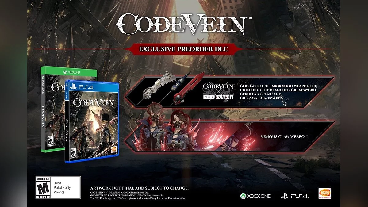 В новом трейлере Code Vein раскрыли дату выхода игры
