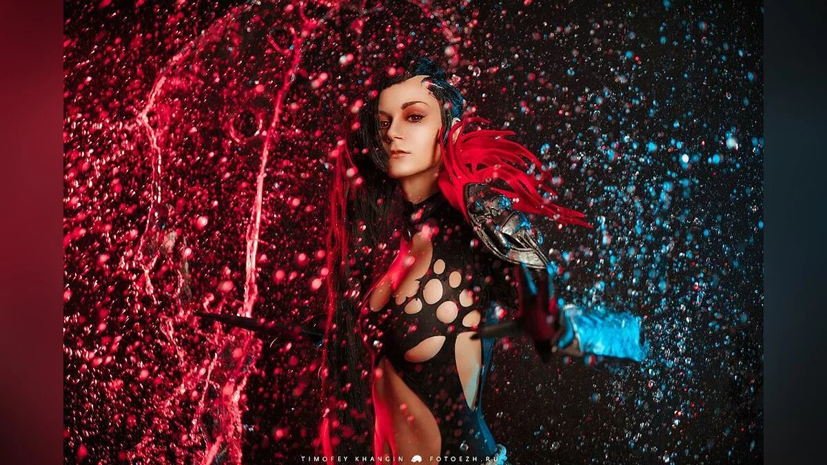 Восхитительный косплей по Blade &amp; Soul с азиатками и огромными пушками