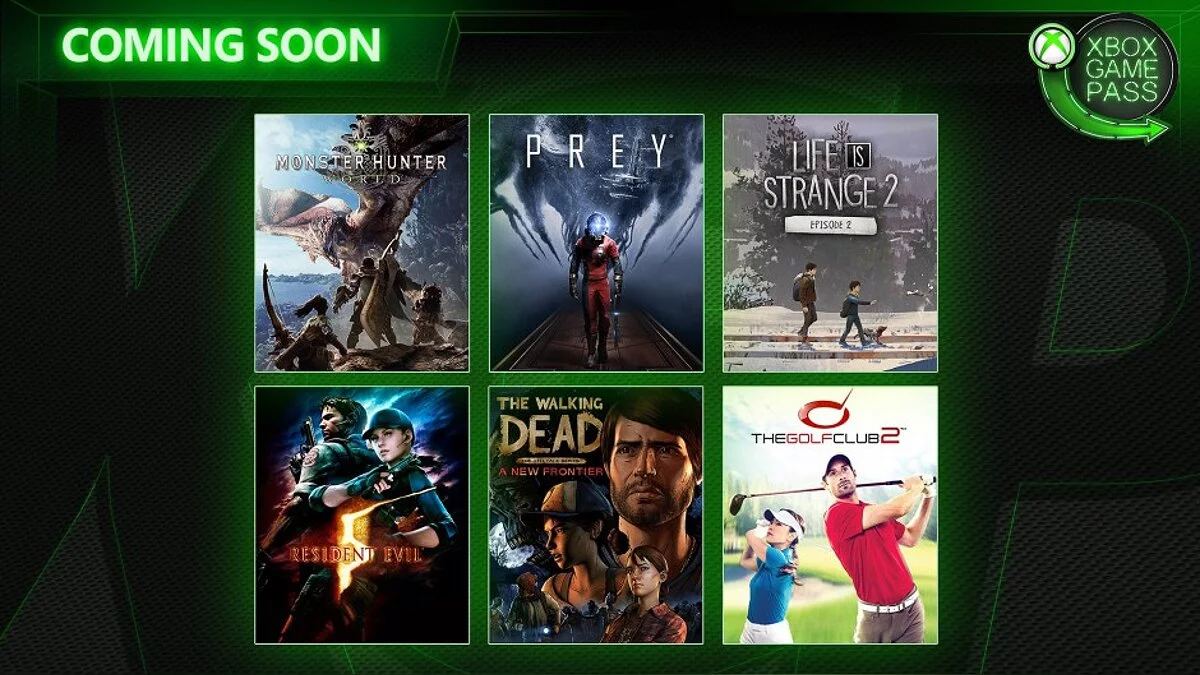 Prey и Monster Hunter: World пополнили коллекцию Xbox Game Pass