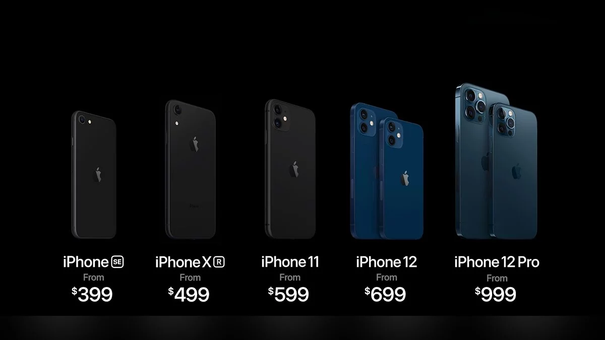 Apple анонсировала новые смартфоны iPhone 12