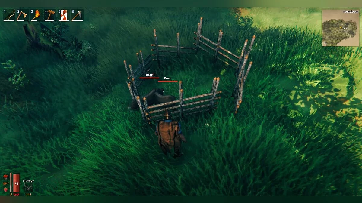Как приручить кабана в Valheim. Гайд