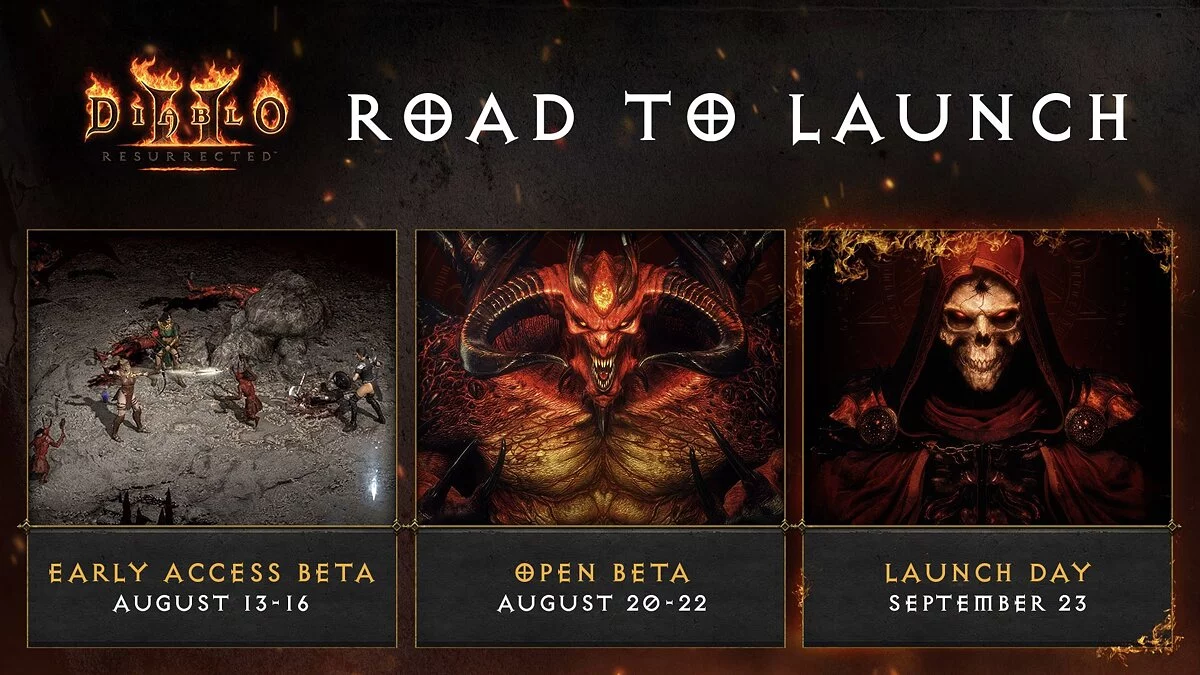 Blizzard сообщила дату начала ОБТ Diablo 2: Resurrected — игру можно будет опробовать бесплатно