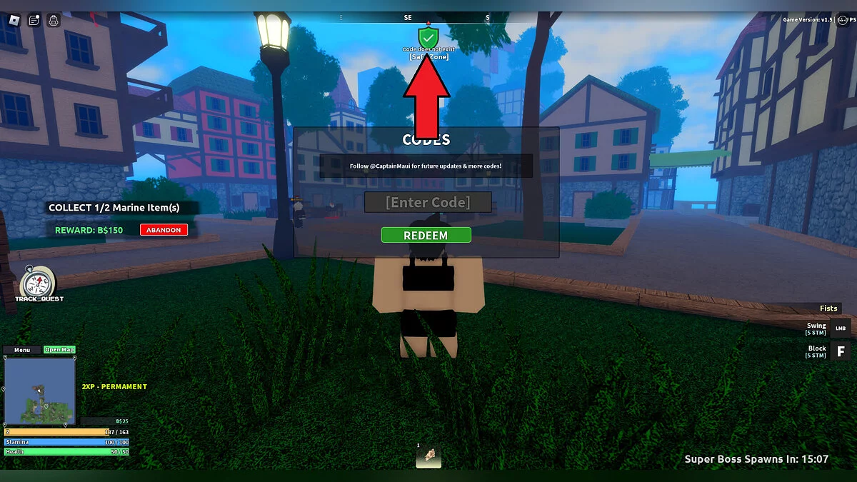 Коды для Eternal Piece Roblox