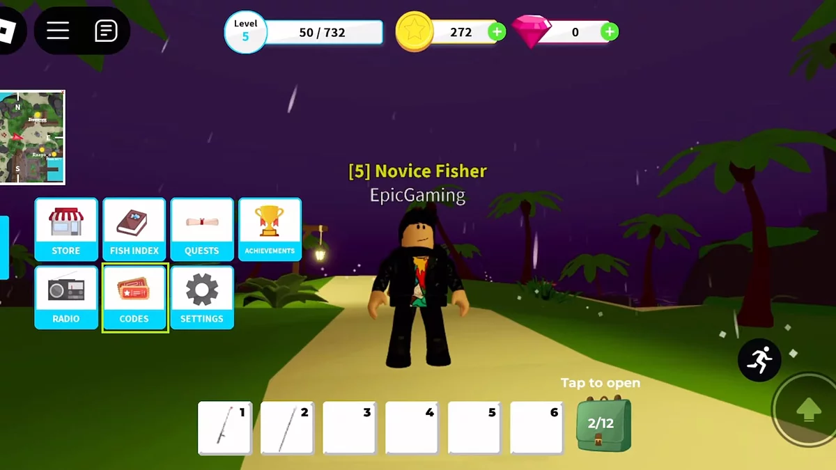 Коды Fishing Simulator Roblox — ноябрь 2025