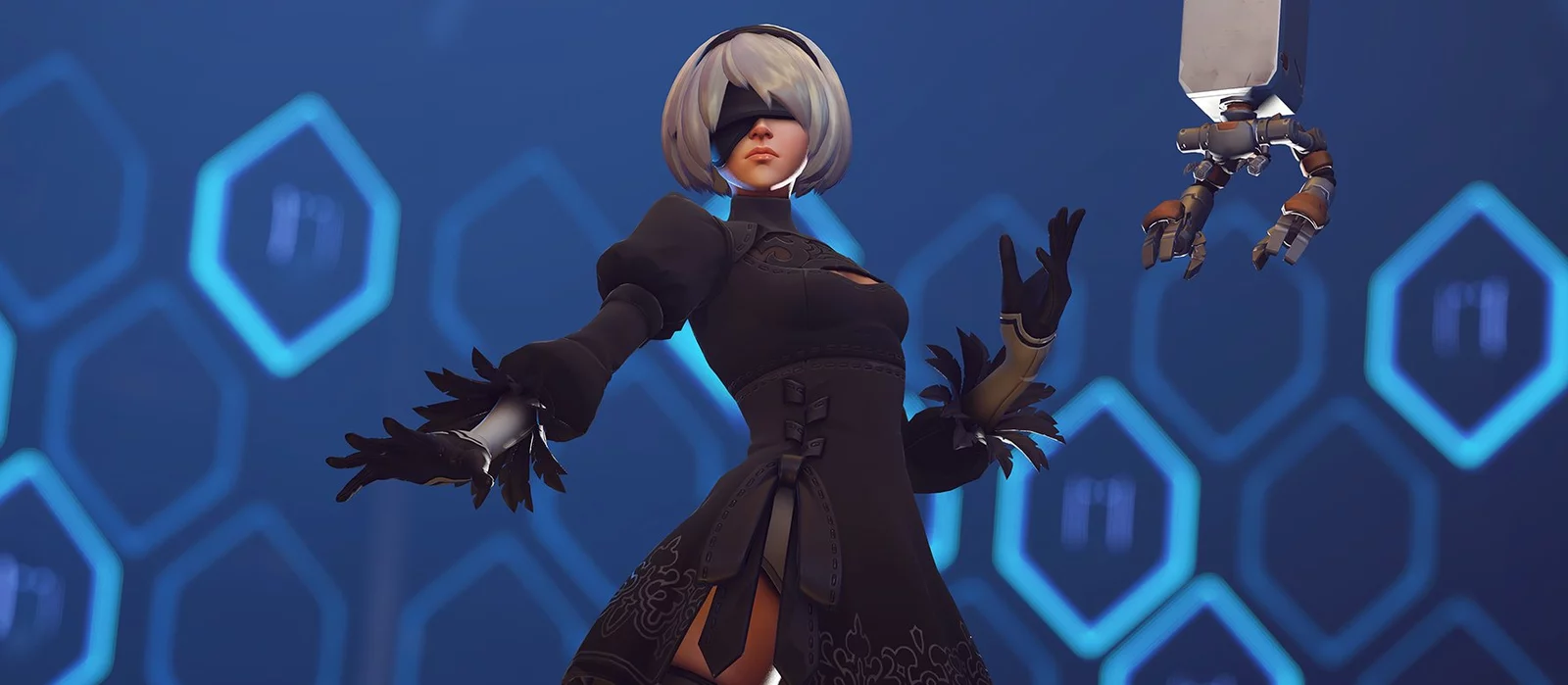 В Overwatch началась коллаборация с NieR: Automata. В игре появились скины 2B, A2, 9S, Адама и Командора Уайт