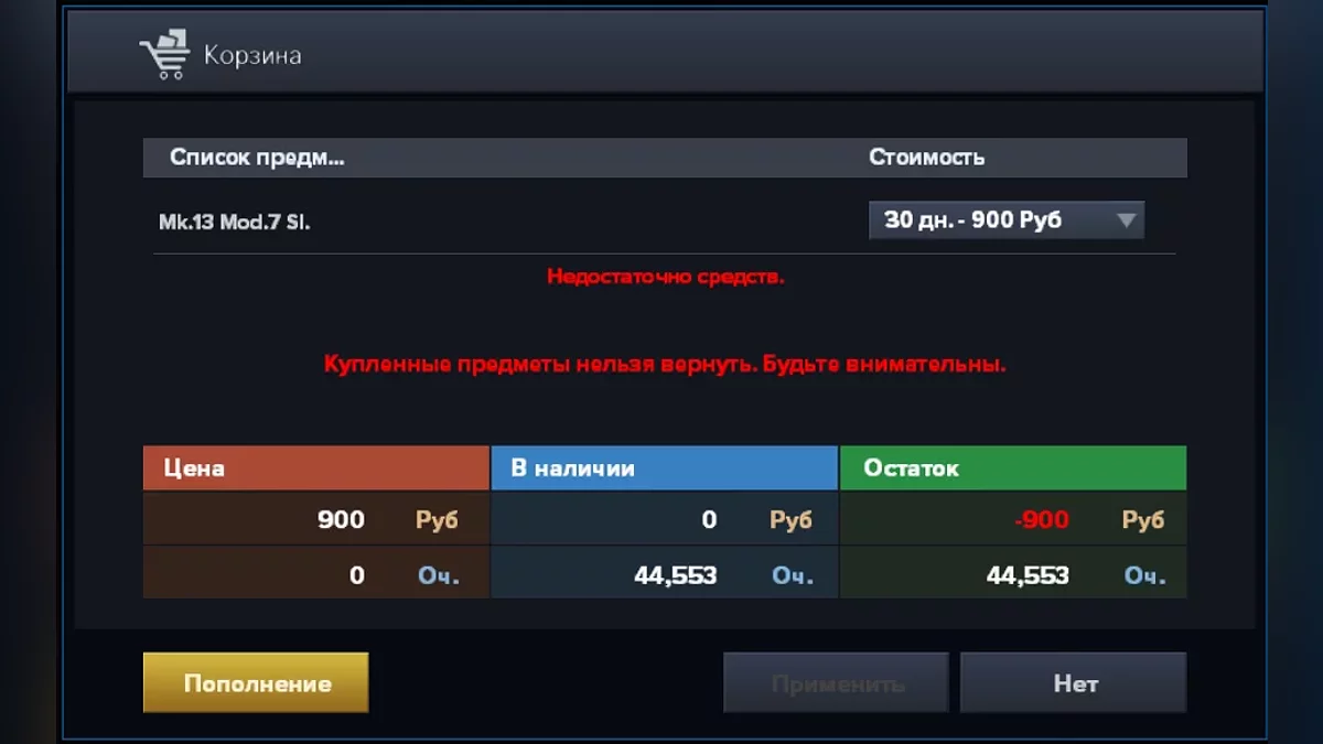 Хорошее оружие в Point Blank обойдётся примерно в 900 рублей в месяц