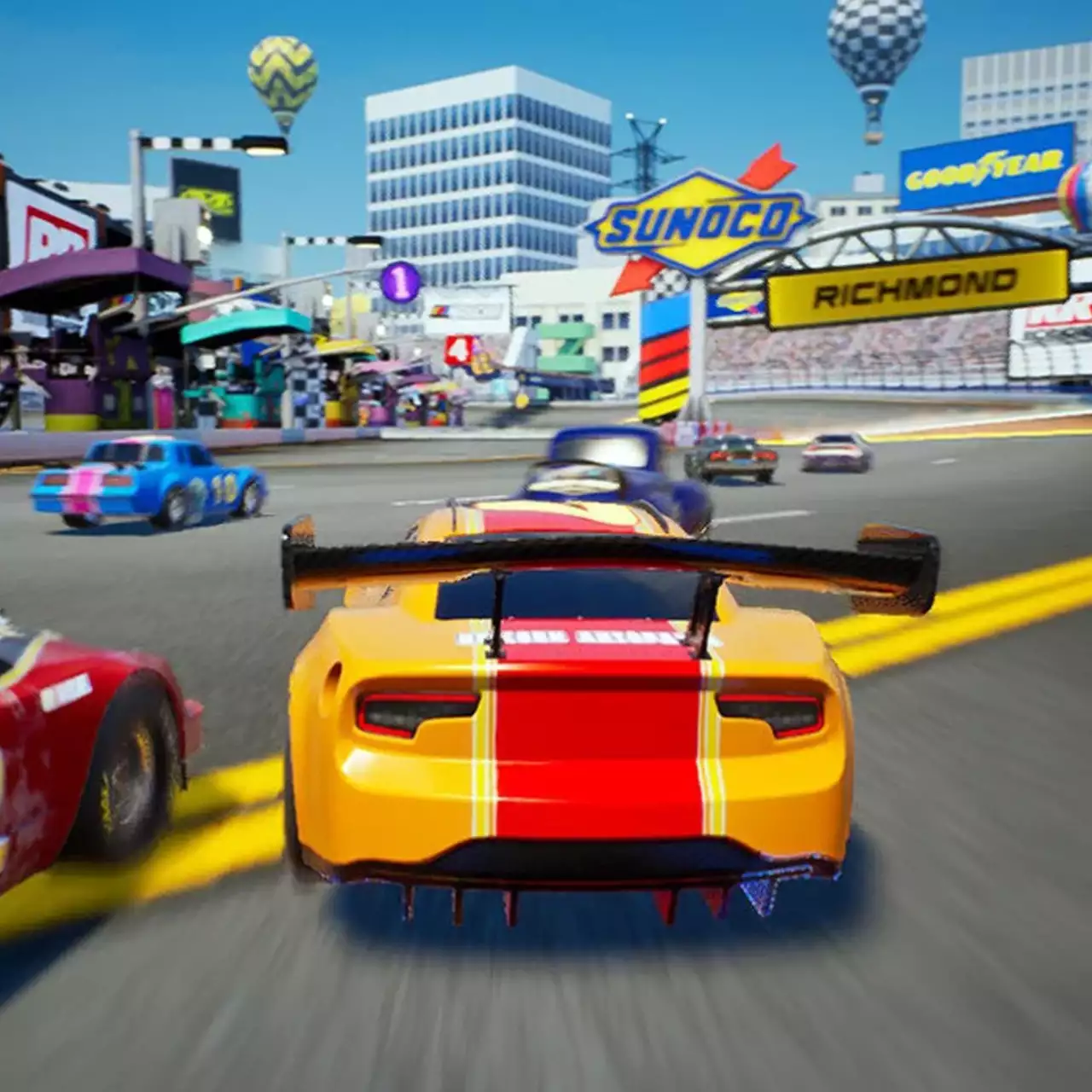Вышла NASCAR Arcade Rush — новая гонка с широким автопарком, кастомизацией машин и мультиплеером