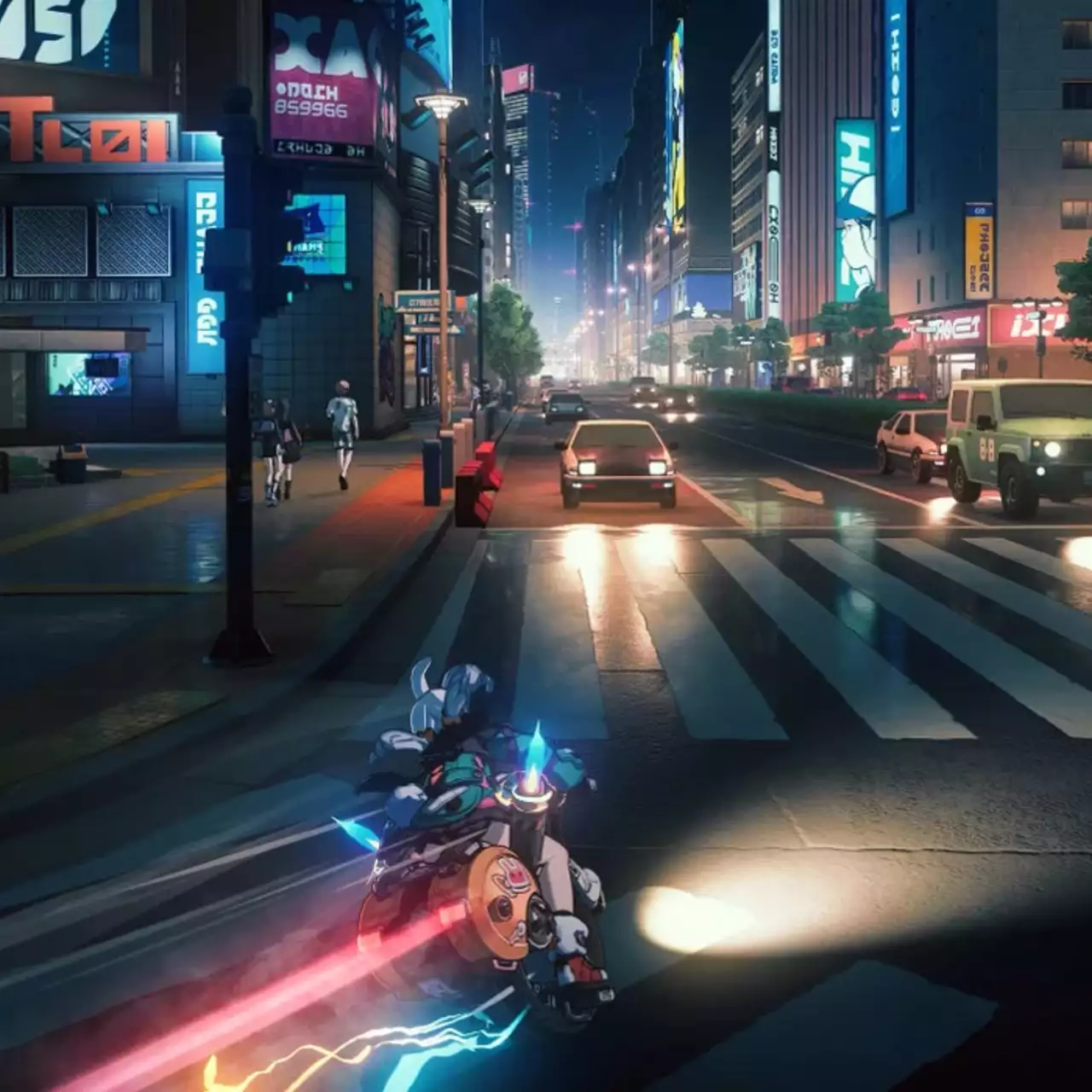 Вышло новое видео «анимешной GTA» с открытым миром, управляемым транспортом, милыми девушками и разрушаемостью