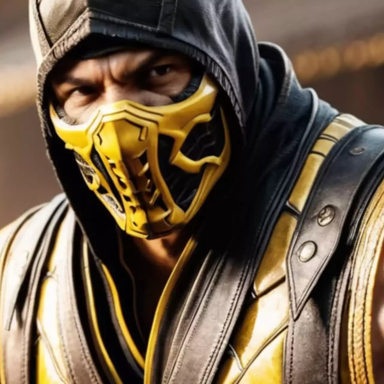 Парень закосплеил классического Скорпиона из Mortal Kombat