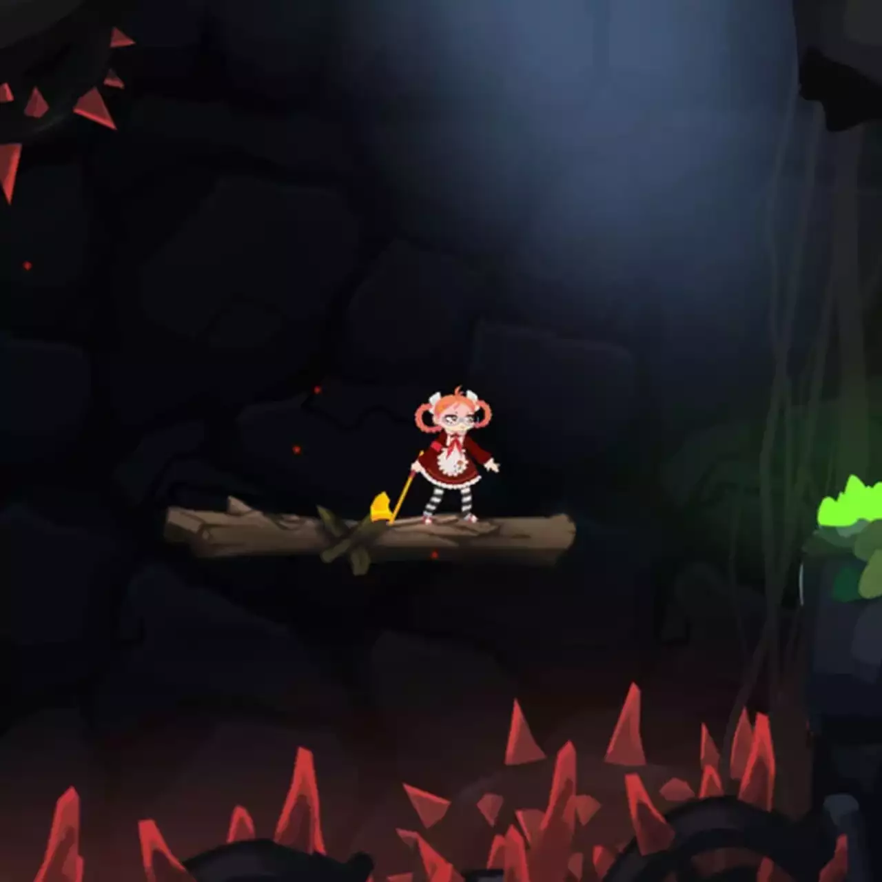 В Steam выйдет 2D-платформер про маленькую девочку с топором