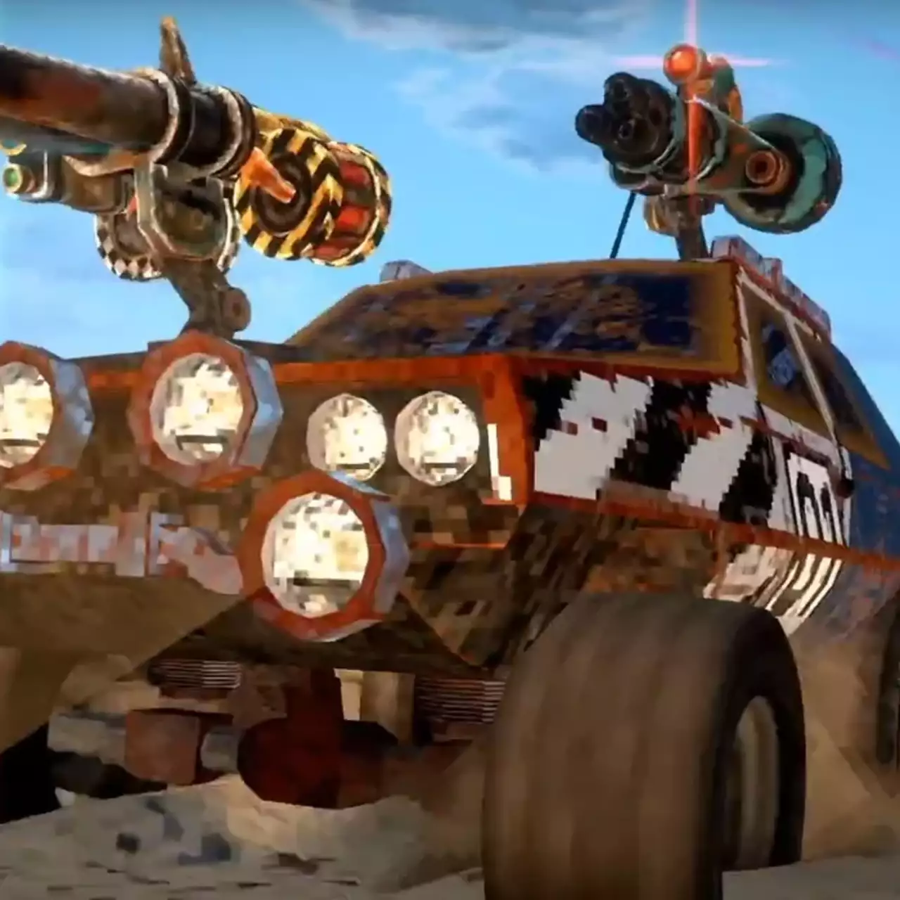 Вышел новый трейлер Fumes — пиксельной гонки в духе Mad Max