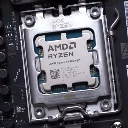 AMD Ryzen 7 9800X3D разогнали до 6,9 ГГц и побили рекорды FPS